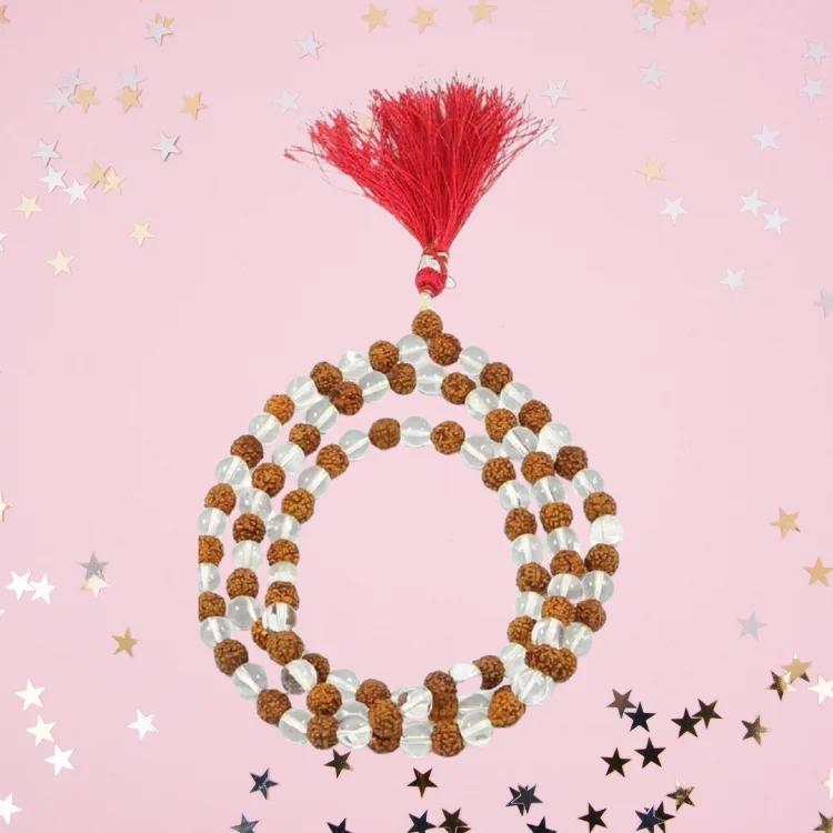 Rudraksha Sphatik Mala